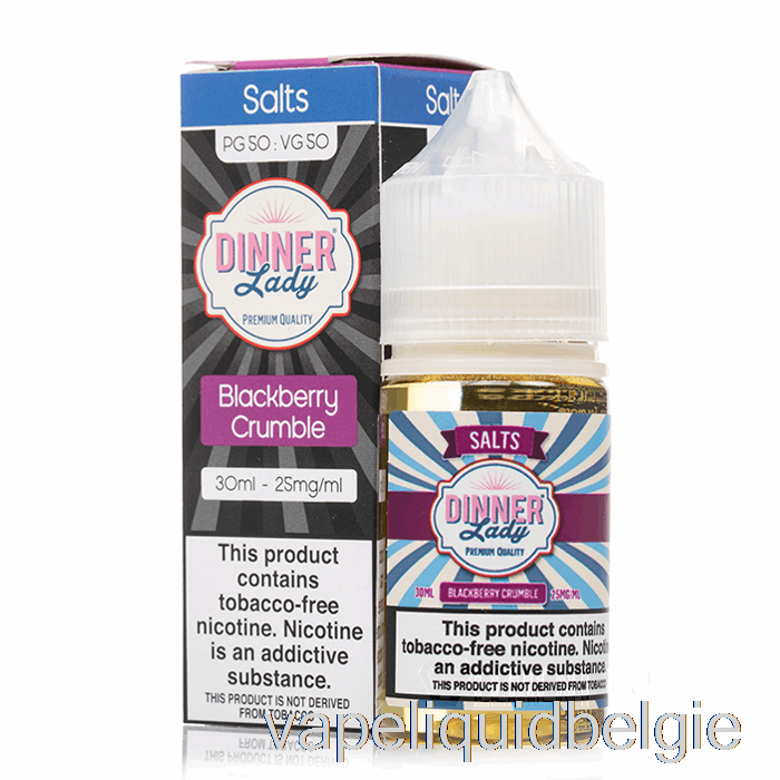 Vape Vloeistof Braambessencrumble Zout - Vape Diner Dame E-vloeistof - 30ml 50mg